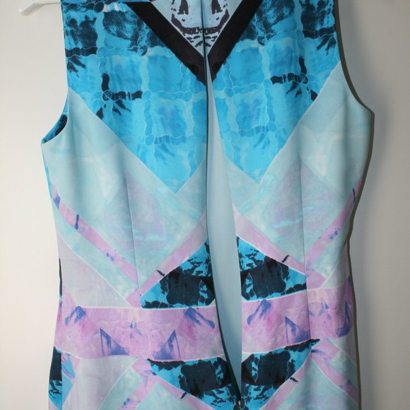 NWOT Ivanka Trump | Geometric Sheath Dress | 8 - Picture 13 of 16